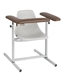 Narrow Standard Height Space Saving Blood Draw Chair with Contoured Seat - 1202-L/N