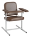 Fully Upholstered Narrow Standard Height Space Saving Blood Draw Chair - 1202-LU/N