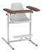 Contoured Seat Narrow Tall Height Space Saving Blood Draw Chair - 1202-LXT/N
