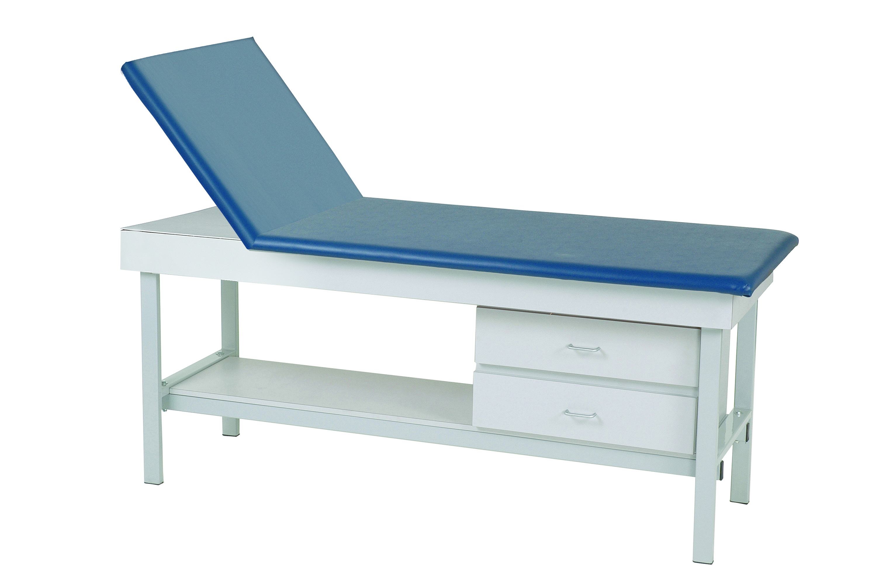 Adjustable Back Exam Table with 2 Drawers 