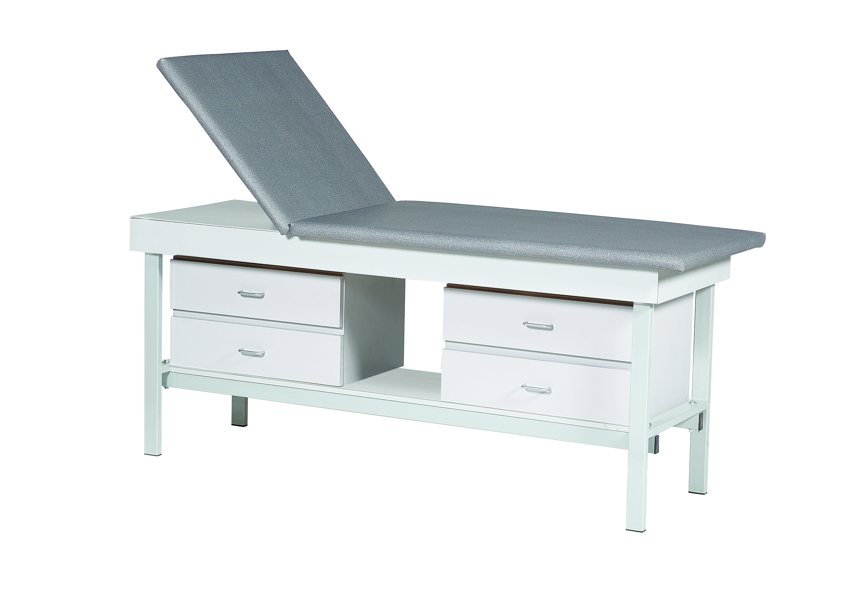 Adjustable Back Exam Table with 4 Drawers 
