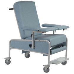 Recliner Our VM5000 series offers an adjustable padded armrest and reclining back. Visit Custom Comfort Medtek today and give your patients what they deserve!						 						 						