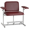Extra Wide & Tall Blood Draw Chair Fully Upholstered with Footrest 