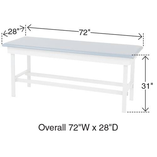 Steel Frame Bariatric Exam Treatment Table - Image 2