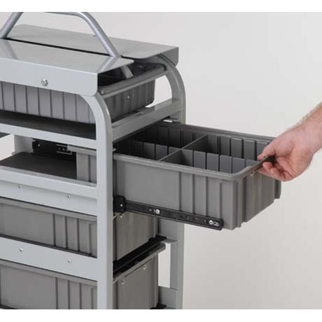 PPE Supply Cart - Lockable - Image 2