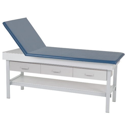 Custom Comfort bariatric exam table with 3 drawers