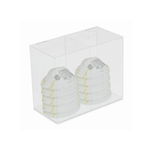 A dispenser for face masks or apparel.