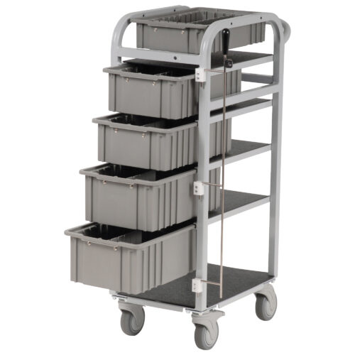 Custom Comfort supply cart, lockable.