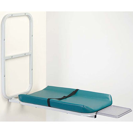 Vertical infant station, wall-mounted